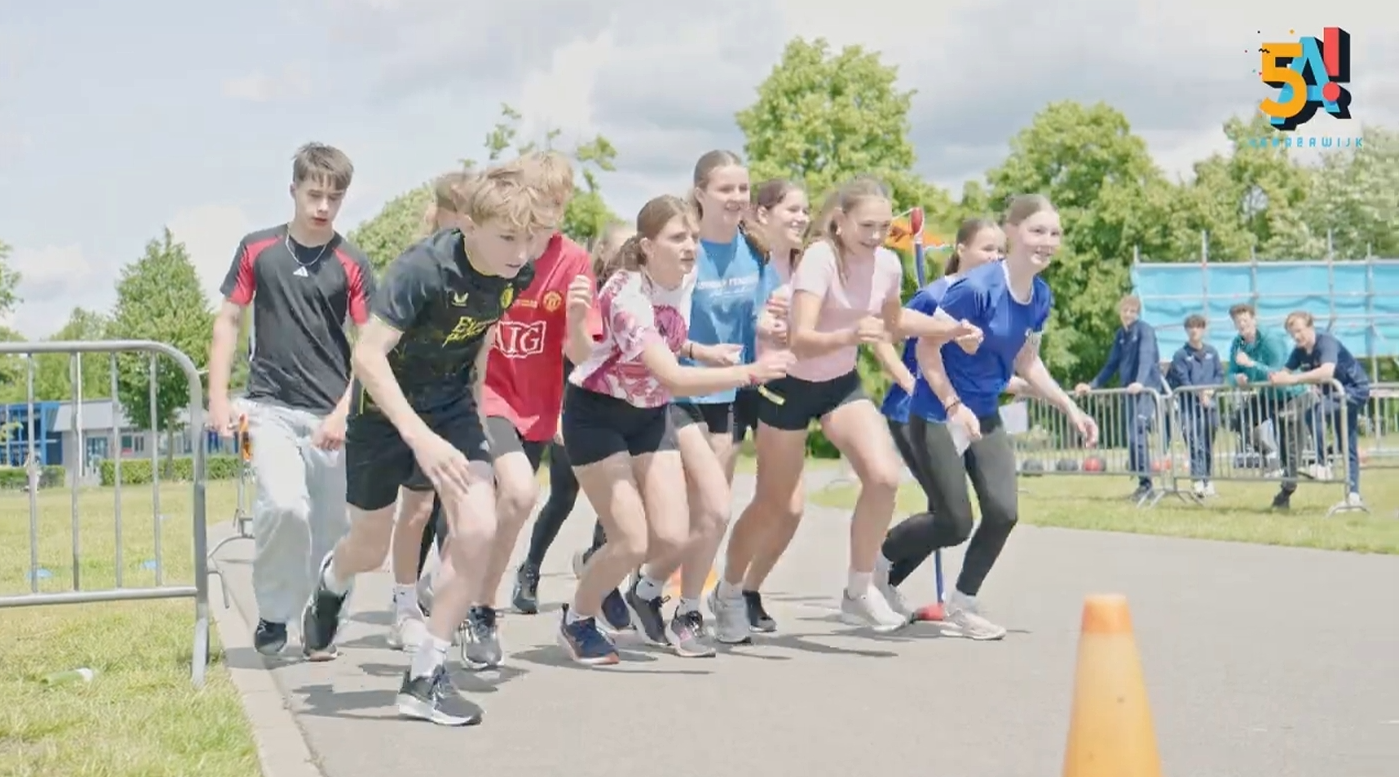 Leerlingen tijdens Interscolaire
